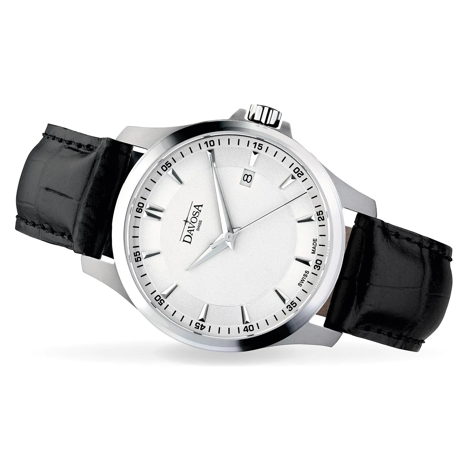 DAVOSA Classic quartzklokke for herre 39 mm safirglass