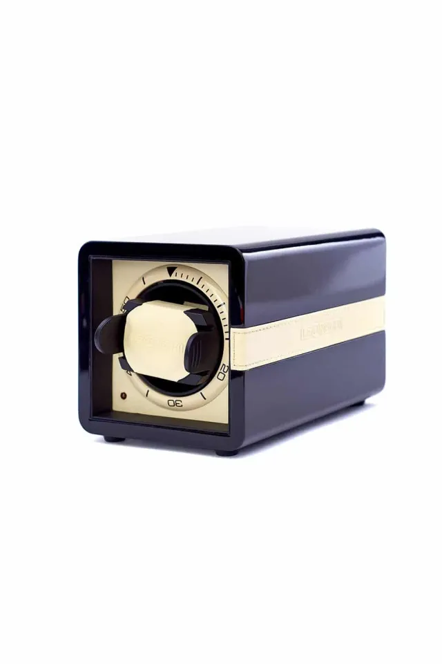 Leanschi WS01 watch winder Sport Edition Black & Ivory