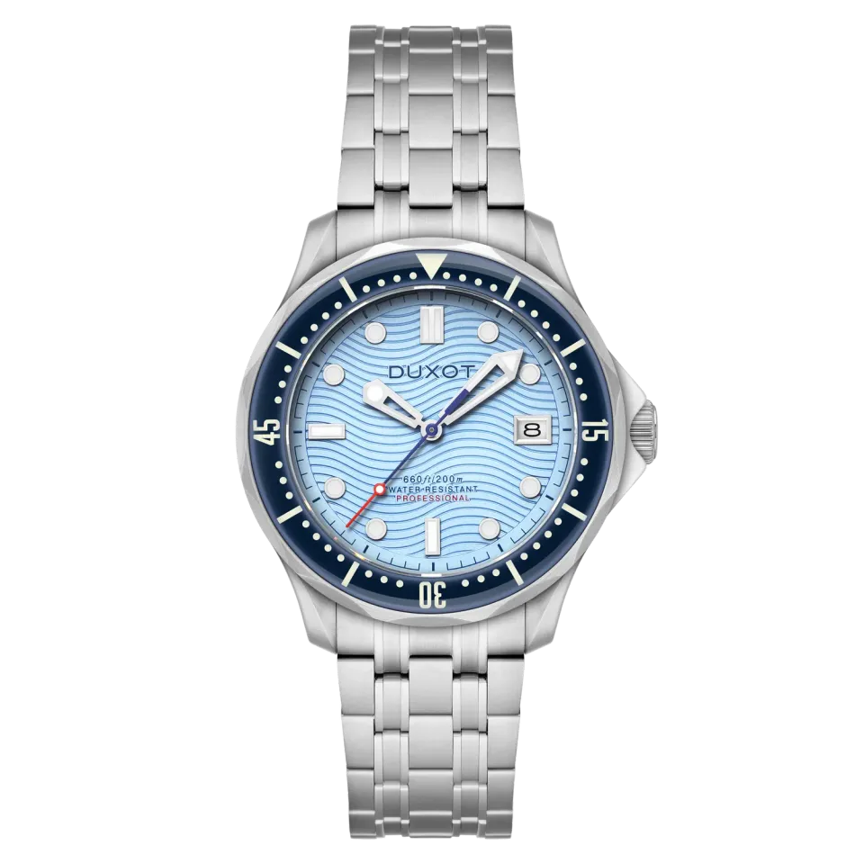Duxot Henri Diver Automatic Ice Blue dykkerklokke