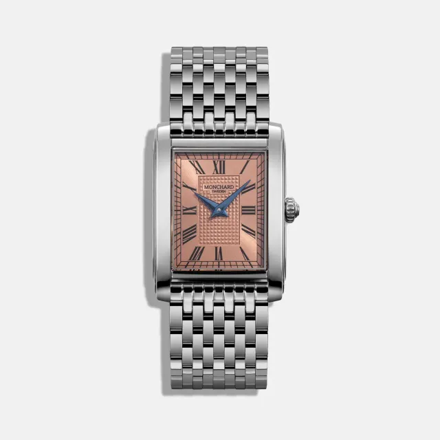 MonChard Limited Edition Salmon on Bracelet klokke med lenke 24,9 mm
