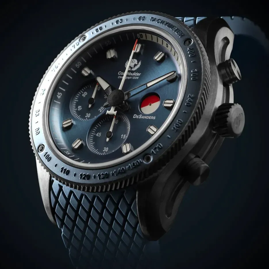 DeSanders Coachbuilder klokke Steel Blue