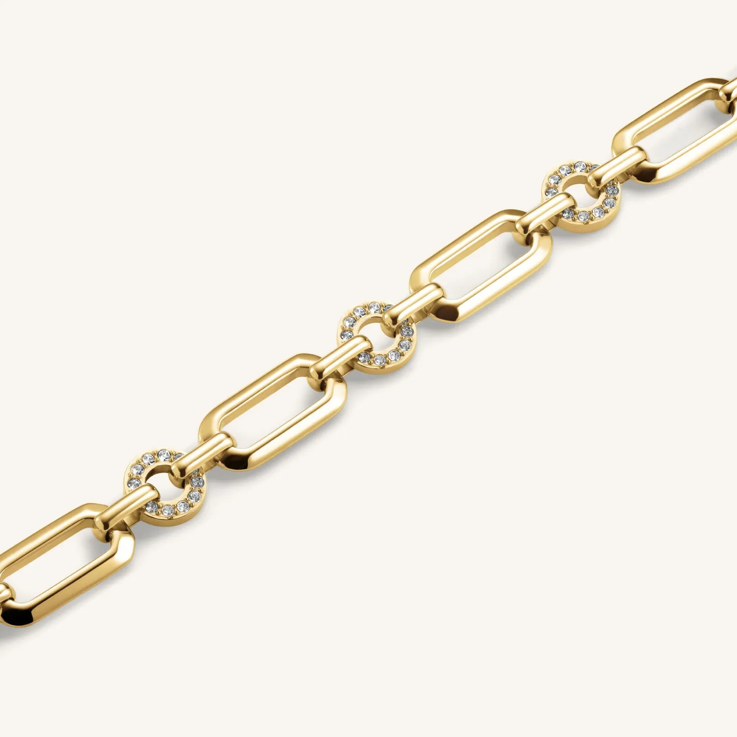 Rosefield Essentials Studs Bracelet armbånd gull justerbar lengde