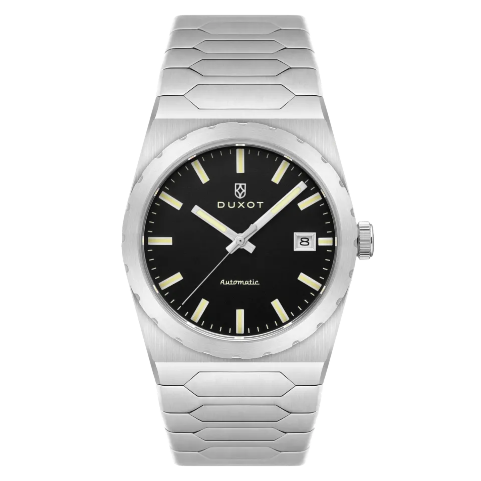 Duxot Taranto Ebony Glint klokke svart 37 mm