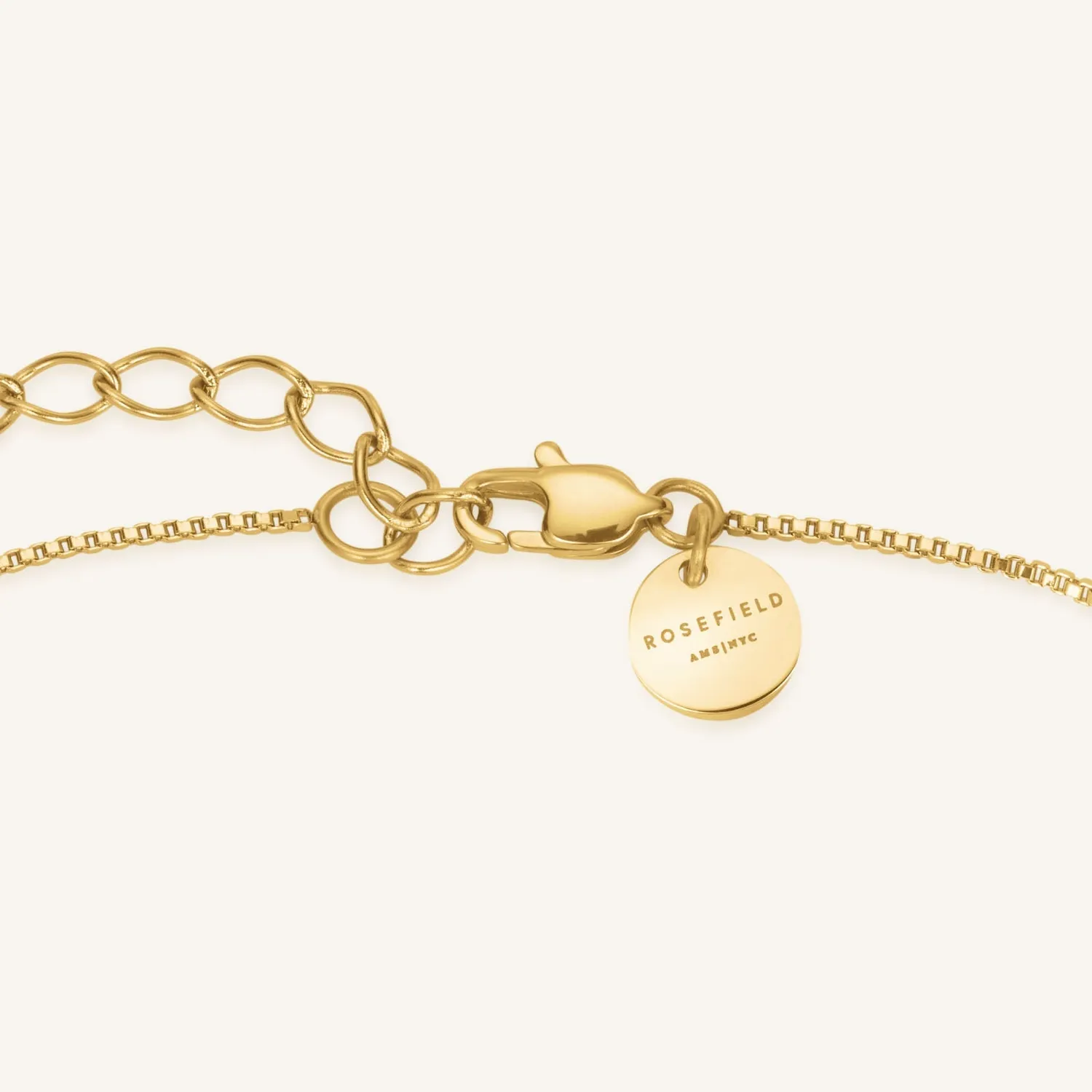 Rosefield Heart Amulet halskjede gull hjerteanheng