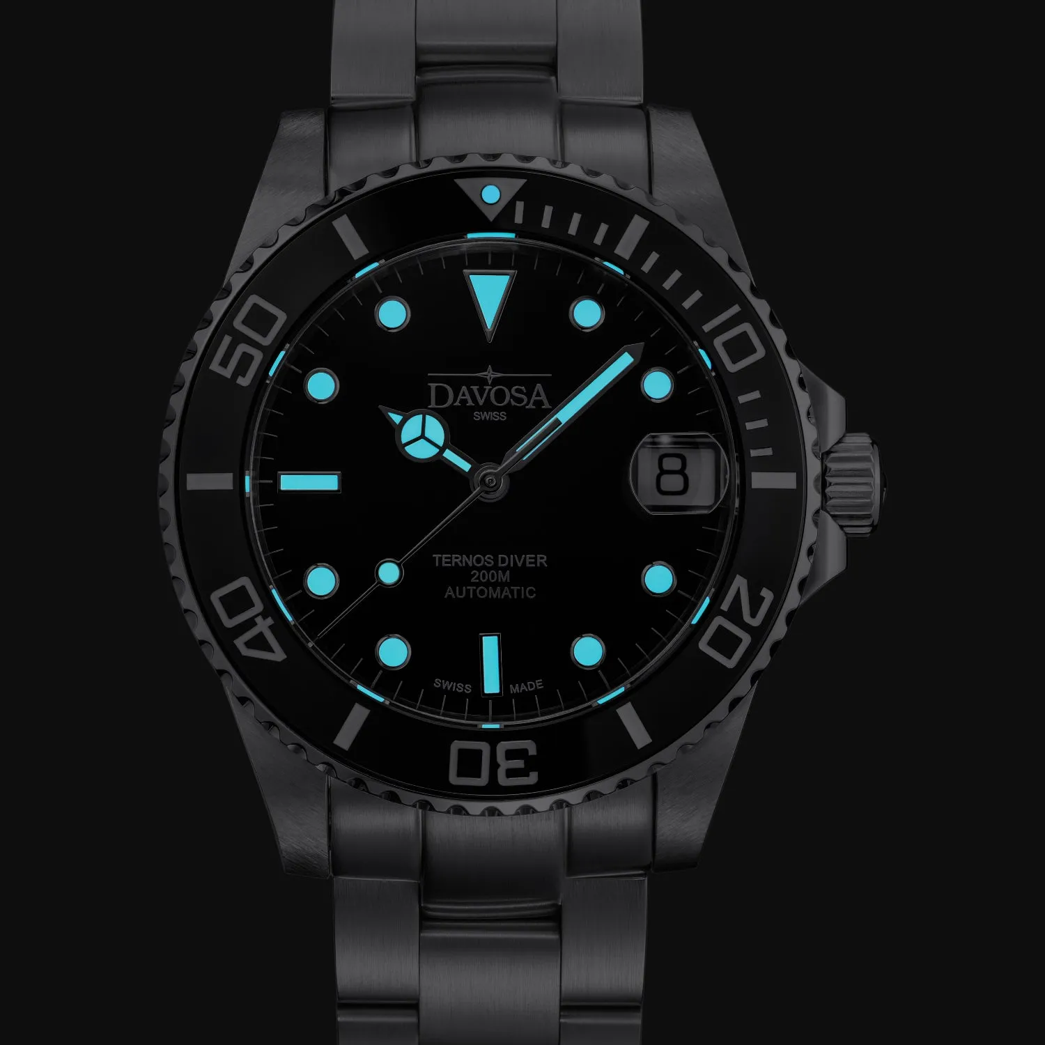 DAVOSA Ternos Medium automatisk dykkerklokke 36,5 mm