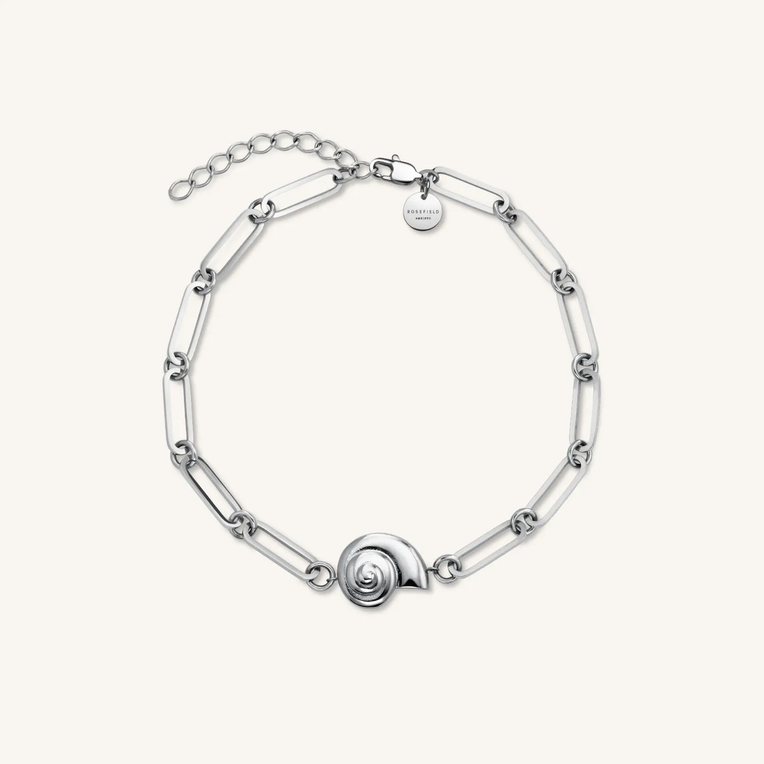 Rosefield Shell armbånd gull 16,5–19,5 cm