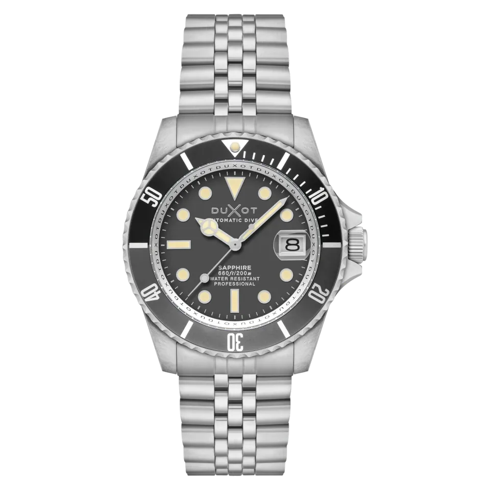 Duxot Atlantica Diver Automatic Charcoal Grey dykkerklokke