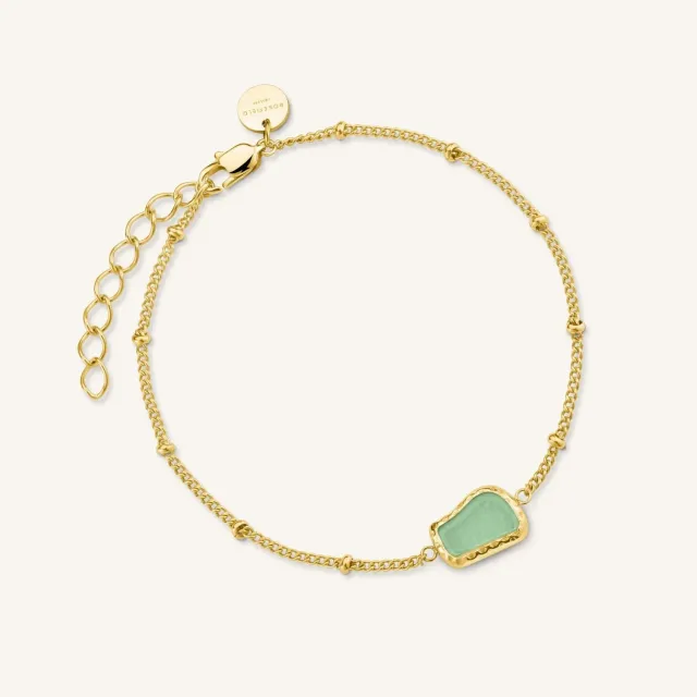 Rosefield Organic Gemstone Bracelet armbånd aventurin justerbart