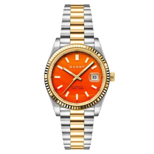Duxot Marcel klokke Agate limited edition steinskive