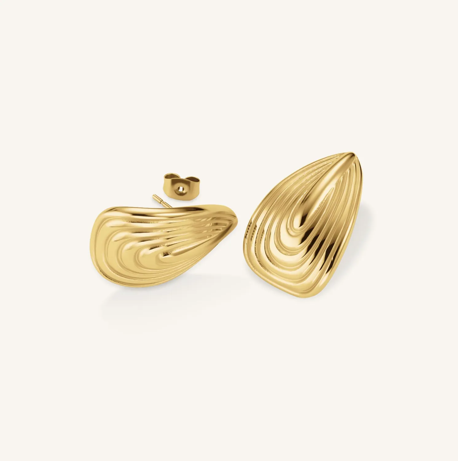Rosefield Retro Earrings øredobber gullbelagt