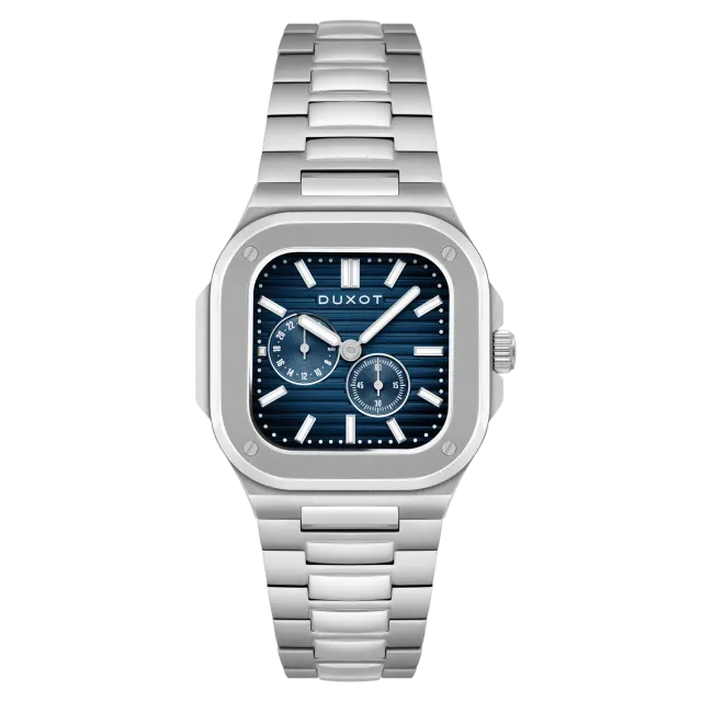 Duxot Quadrata 24 Hour klokke Aqua Luxe 42 mm