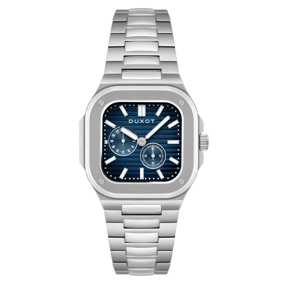 Duxot Quadrata 24 Hour klokke Aqua Luxe 42 mm