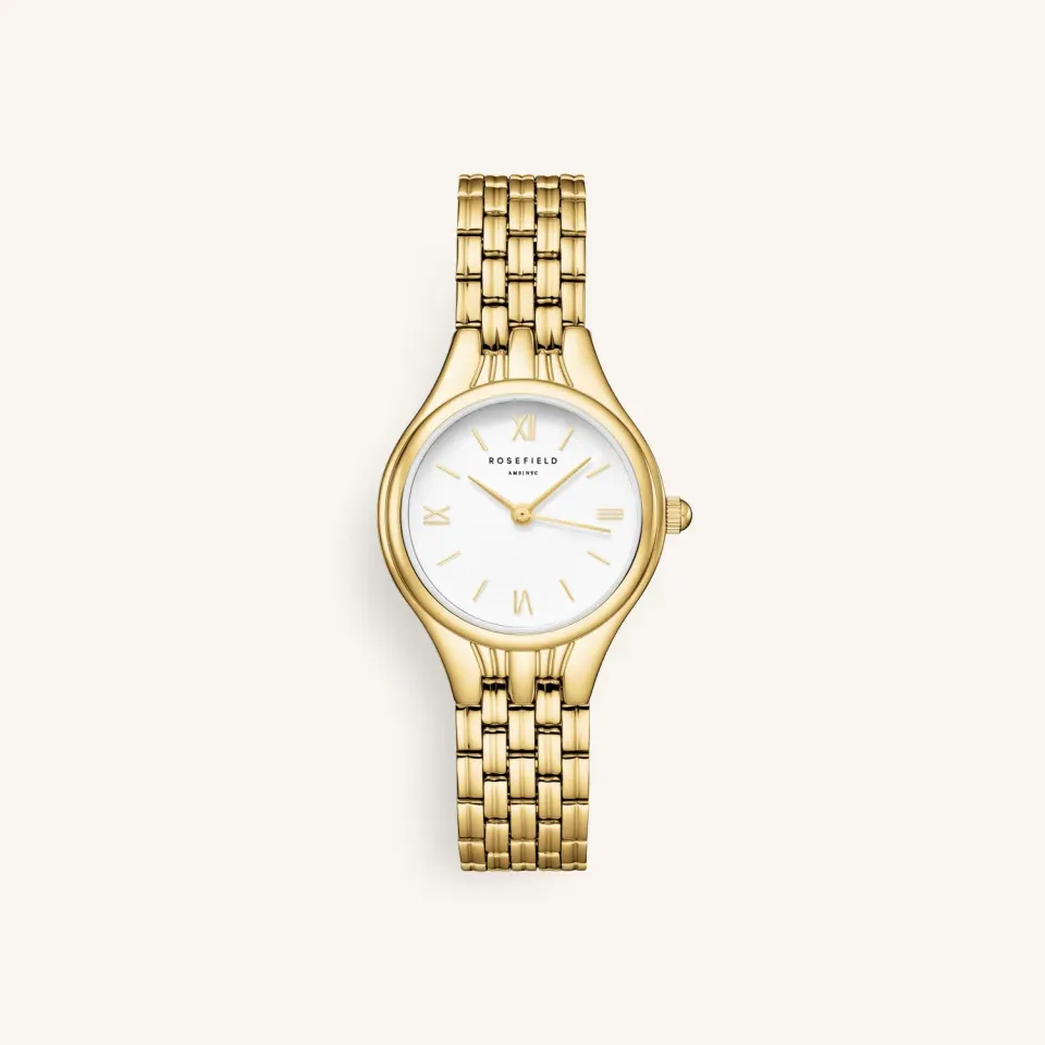 Rosefield Muse Gold klokke, 26 × 34,1 mm