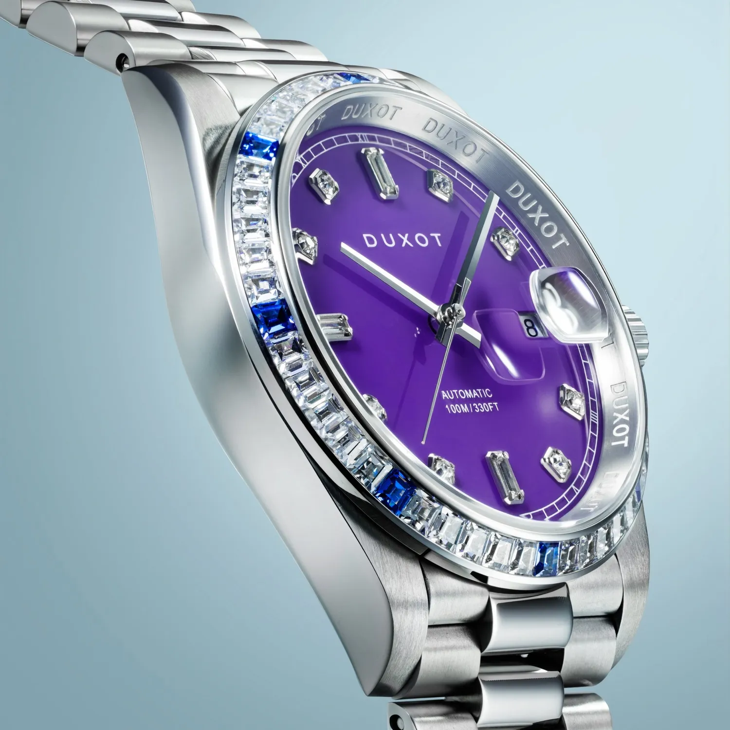 Duxot Serenata Purple Crystal automatisk klokke