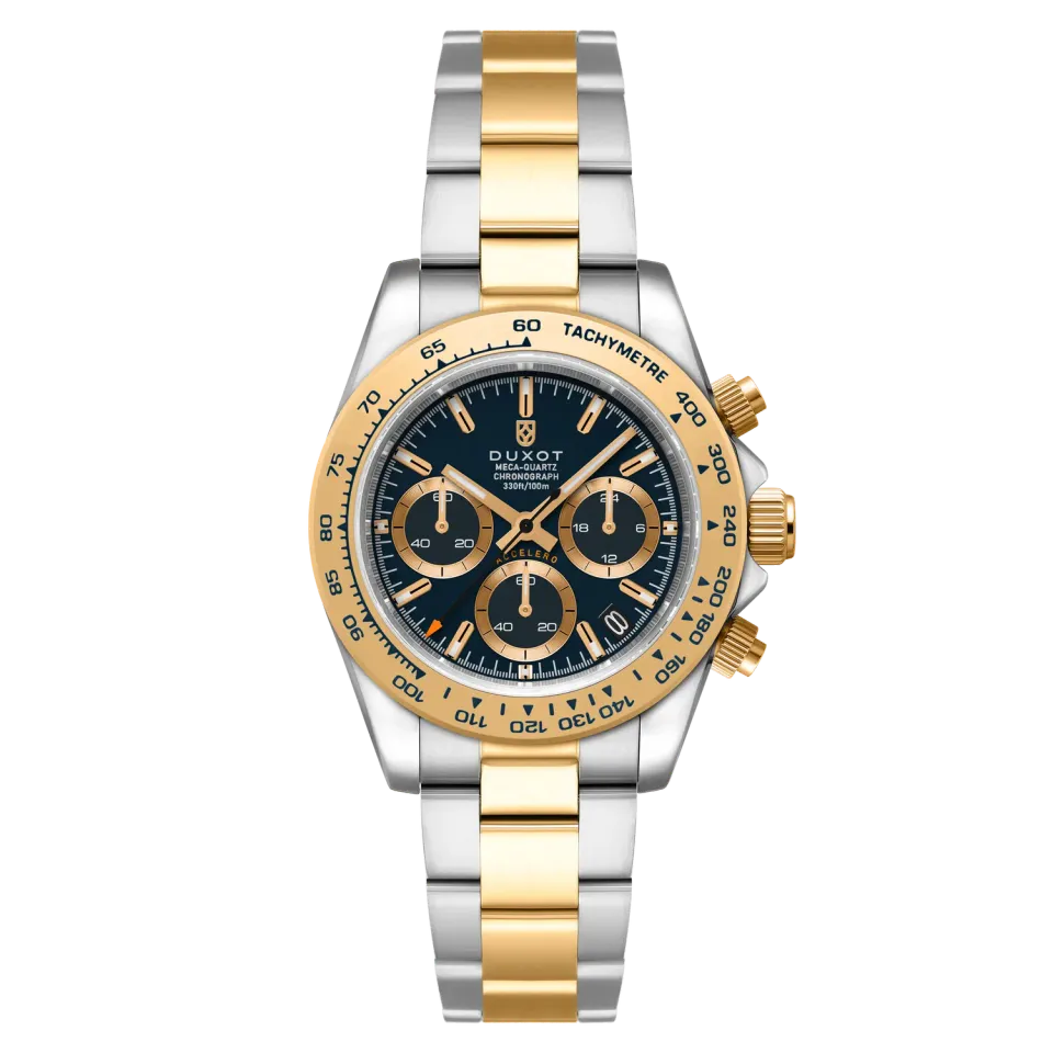 Duxot Accelero Oxford Blue Chronograph klokke, 40 mm