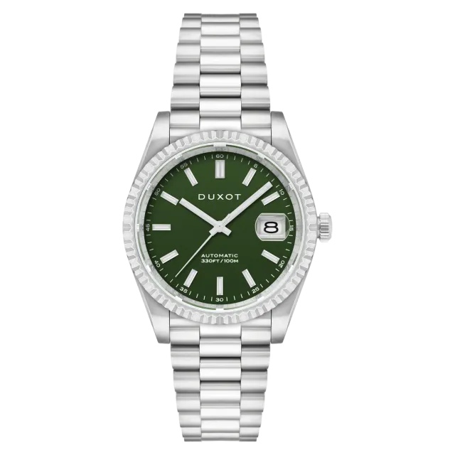 Duxot Marcel DX-2059 automatisk dykkerklokke Jade Green 40 mm