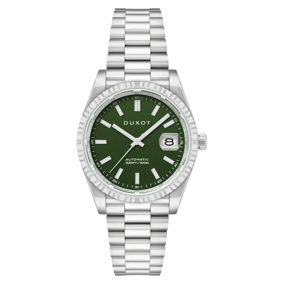Duxot Marcel DX-2059 automatisk dykkerklokke Jade Green 40 mm