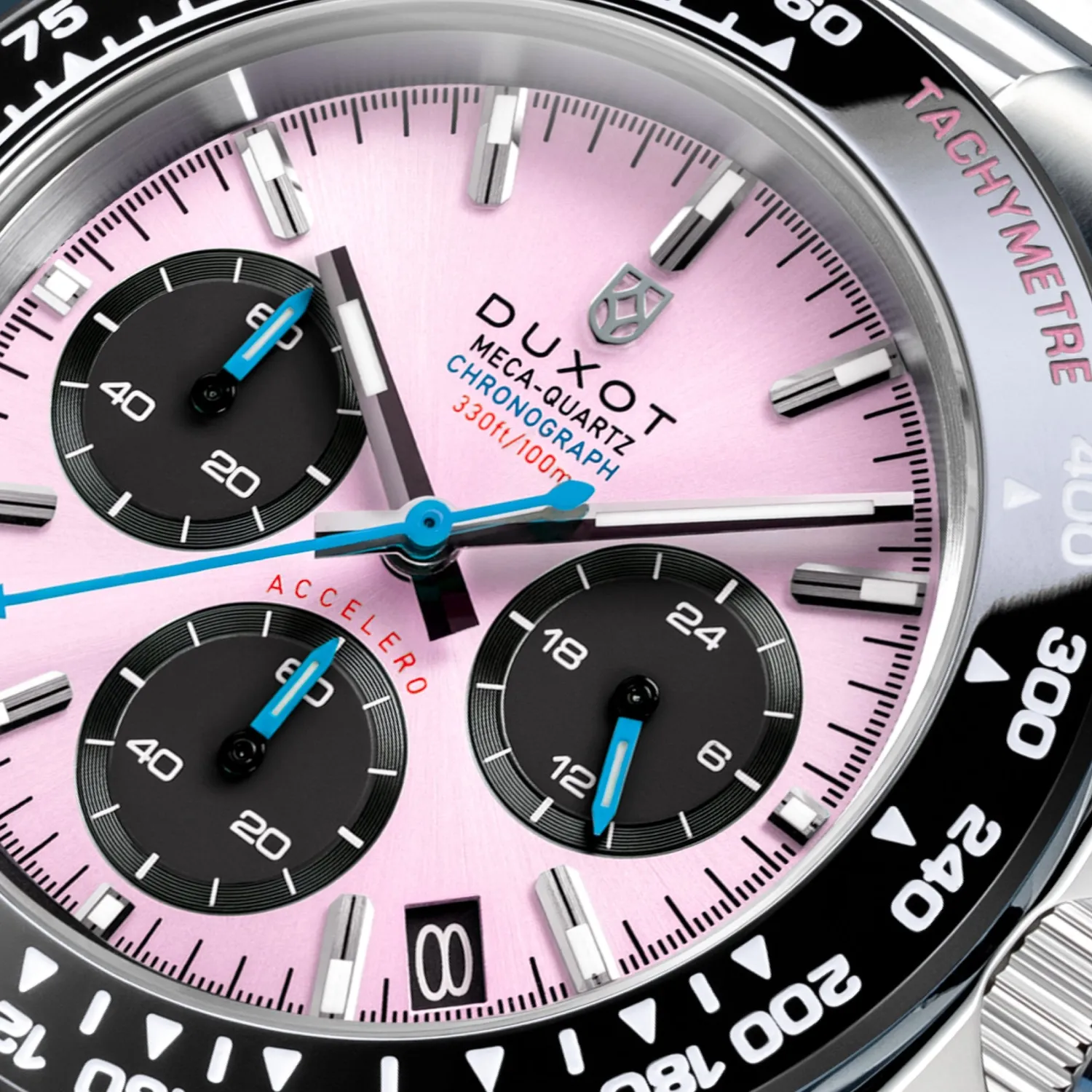 Duxot Accelero Chronograph kronograf Magenta Mist 40 mm