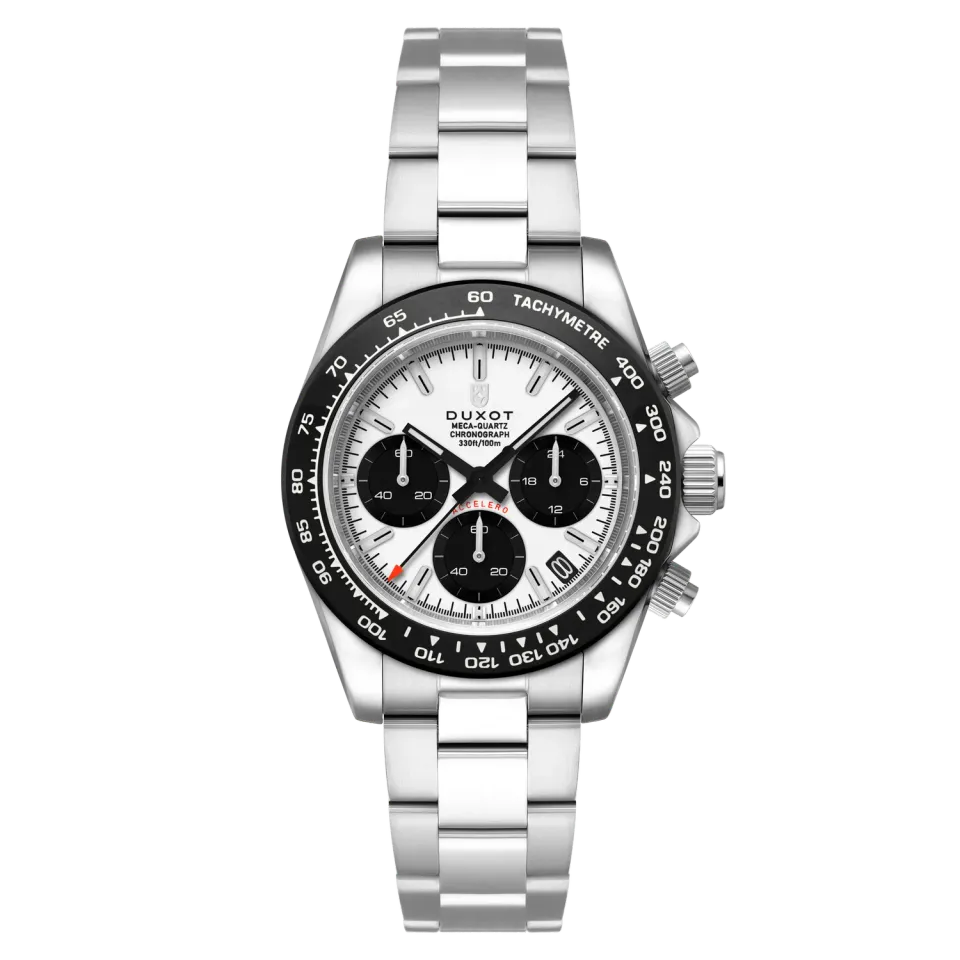 Duxot Accelero Insignia White kronograf klokke 40 mm