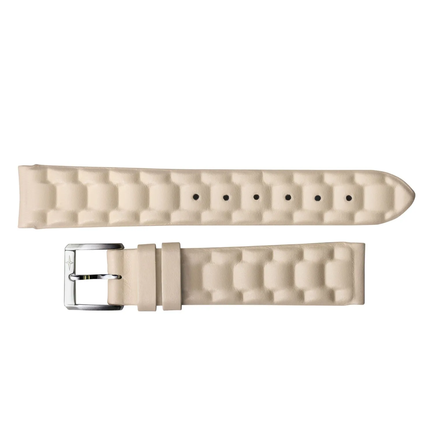 DAVOSA Cowhide Beige 18 mm klokkereim i beige kuskinn