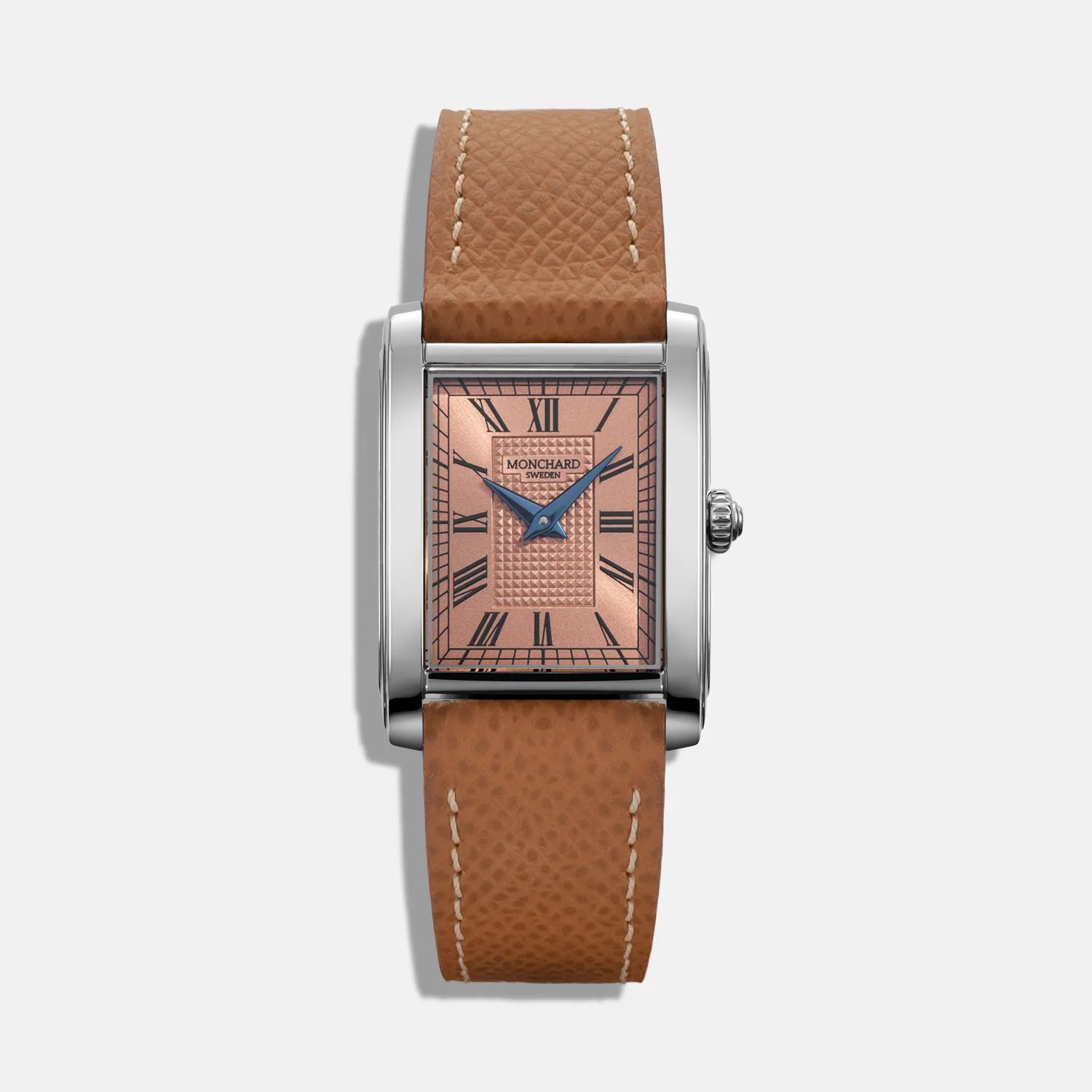 MonChard Limited Edition Salmon klokke med rem, lenke kan velges