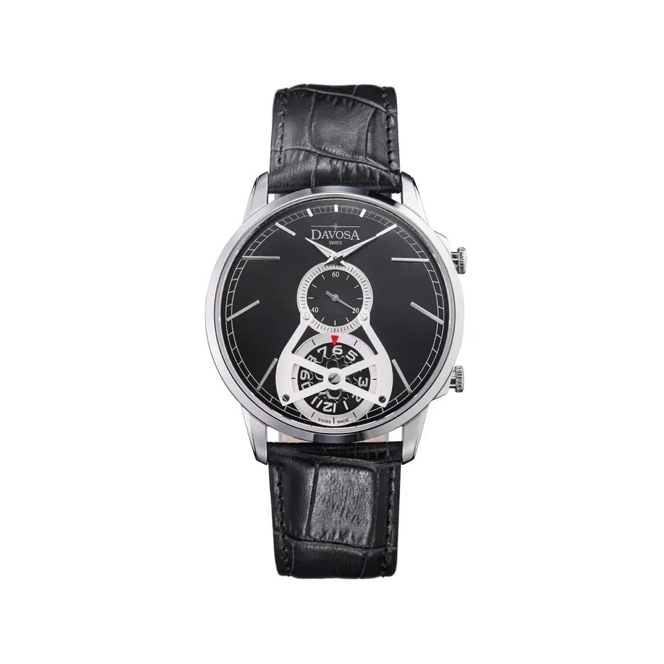 DAVOSA Cuore² quartzklokke 42 mm stål