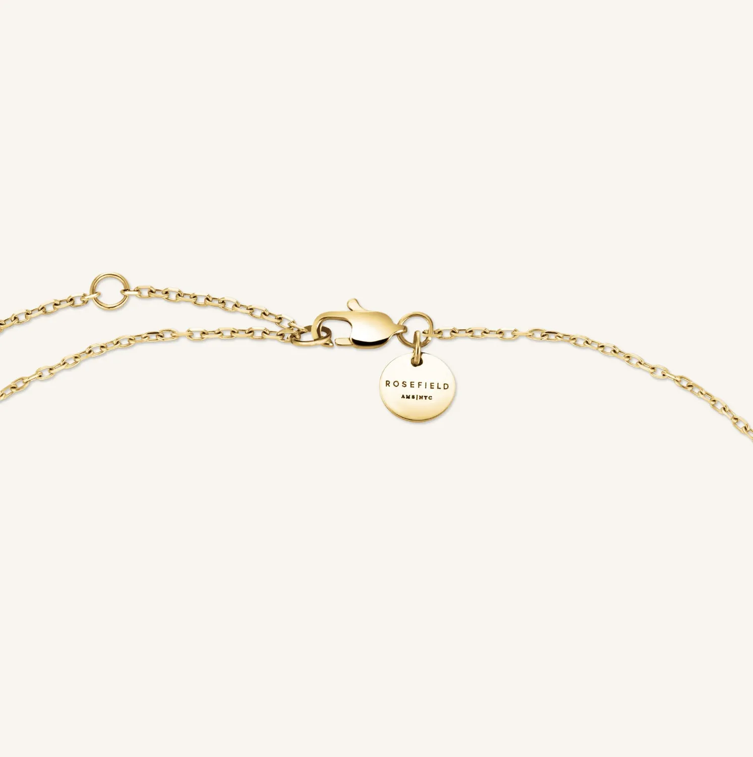 Rosefield Multi-Crystal Necklace halskjede gullbelagt