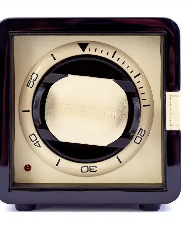 Leanschi WS01 watch winder Sport Edition Black & Ivory