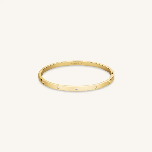 Rosefield Crystal Bangle armbånd gull og sølvbelagt stål