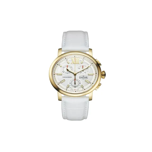 DAVOSA Oval Edition dameklokke quartz oval perlemor