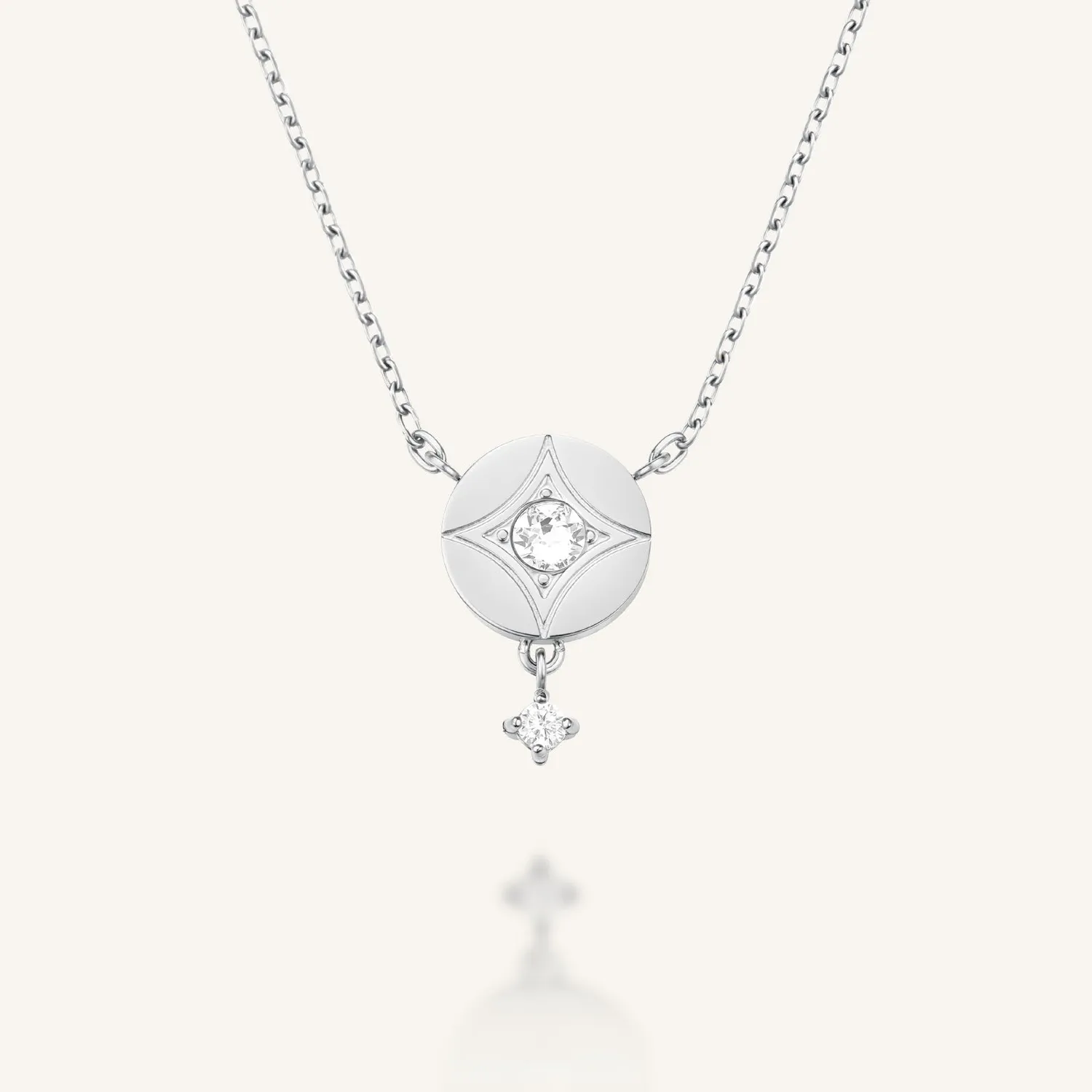 Rosefield Star Coin Necklace halskjede gull 40–44 cm