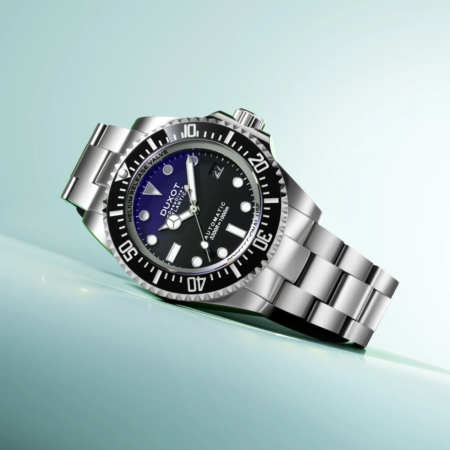 Duxot Atlantica Deep Dive Automatic dykkerklokke Blackberry