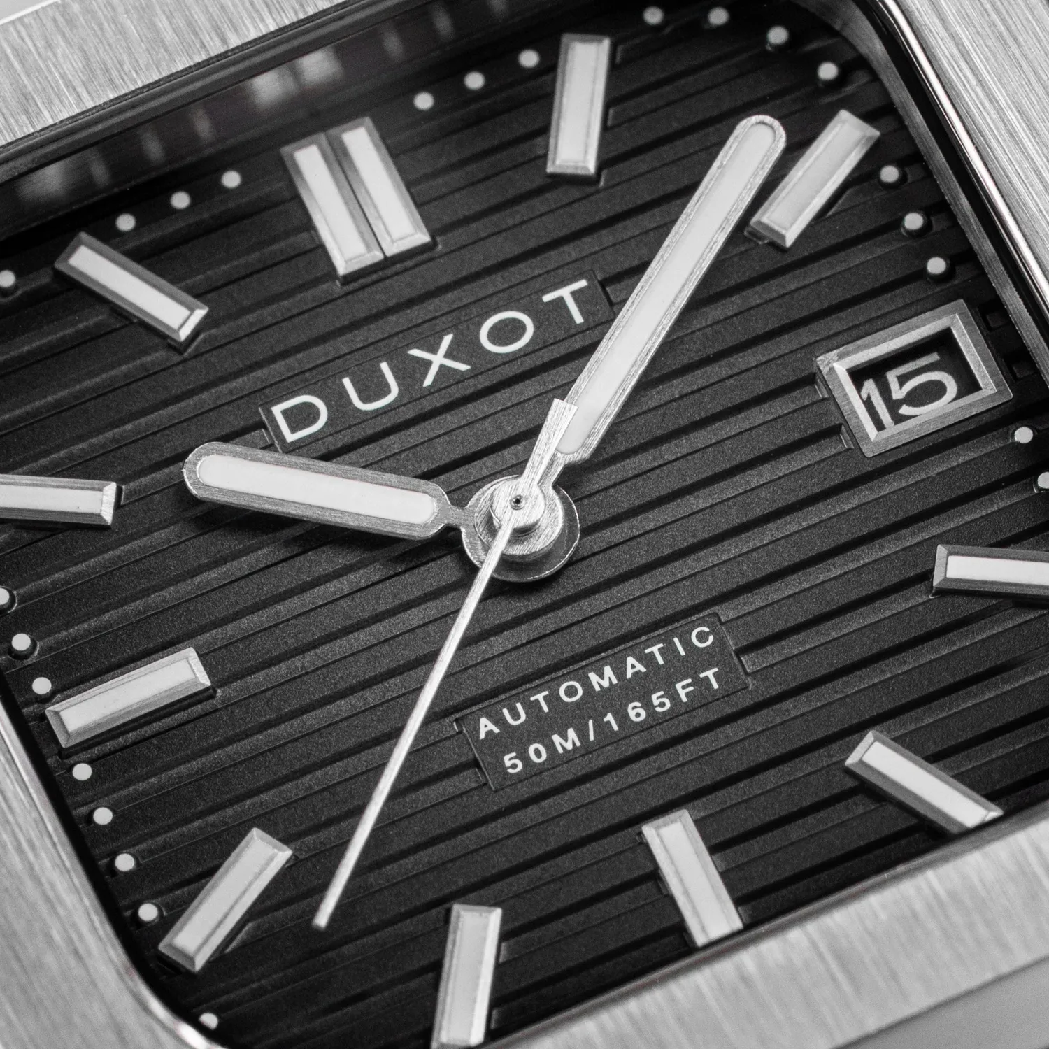 Duxot Quadrata Automatic Midnight Black klokke 42 mm