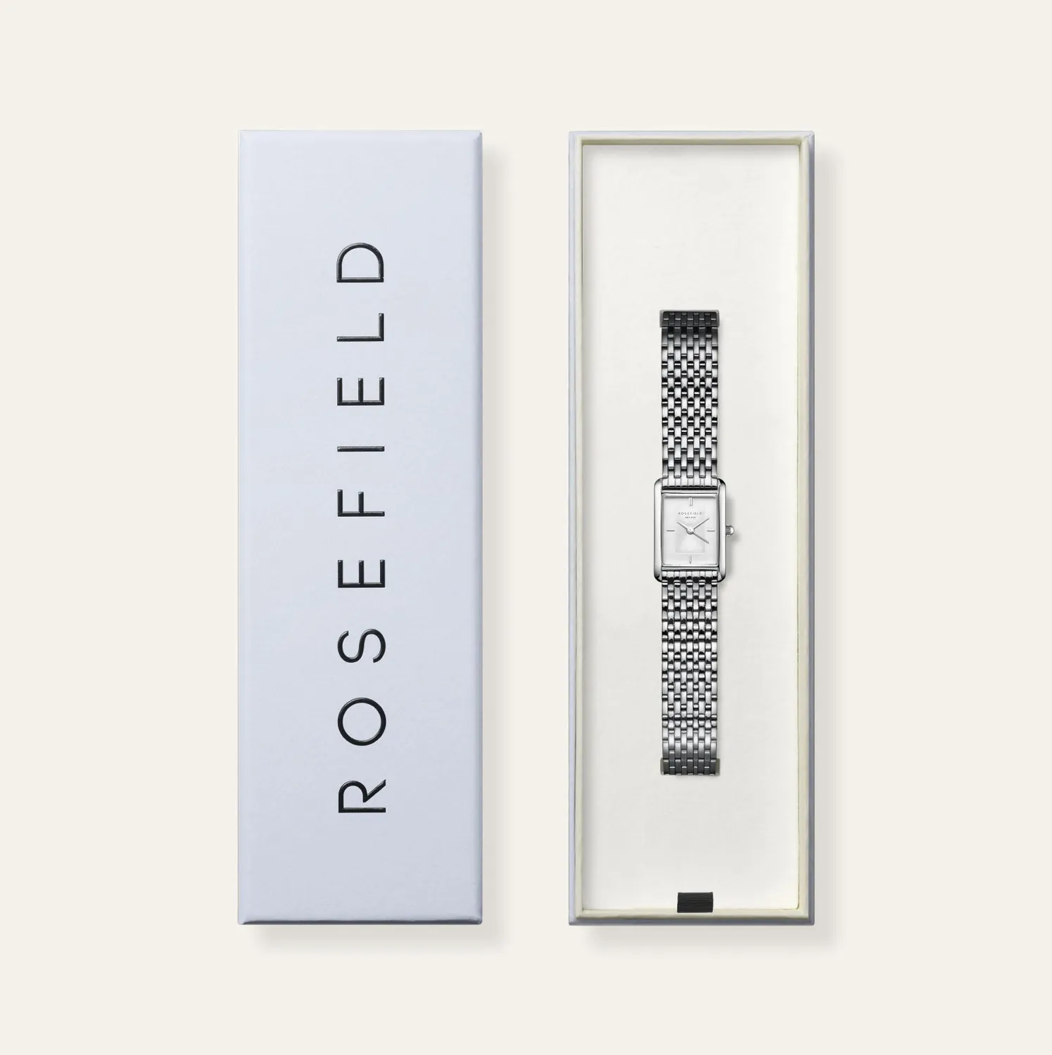 Rosefield Heirloom Silver klokke sølvfarget uten gravering