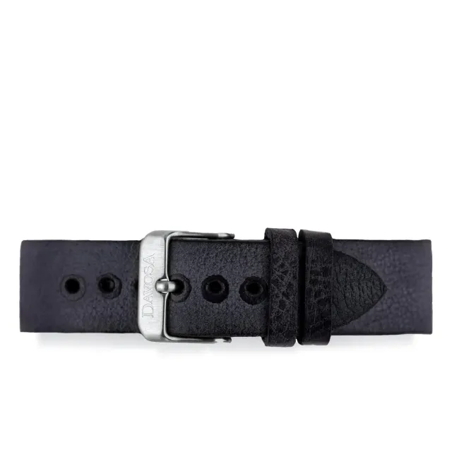 DAVOSA Calfskin Leather Vintage Blue 20mm lærrem blå