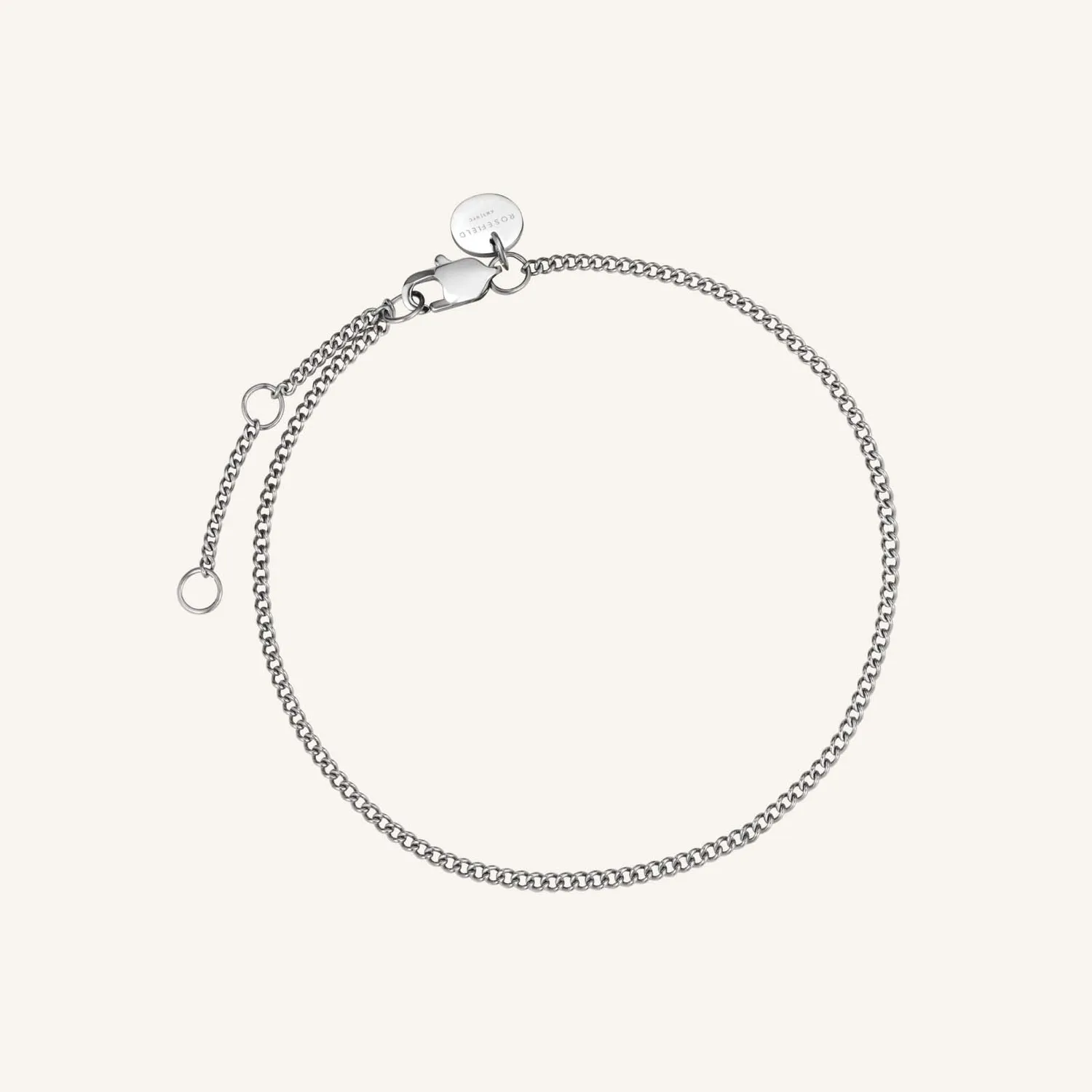 Rosefield Flat Curb Bracelet armbånd gull eller sølv