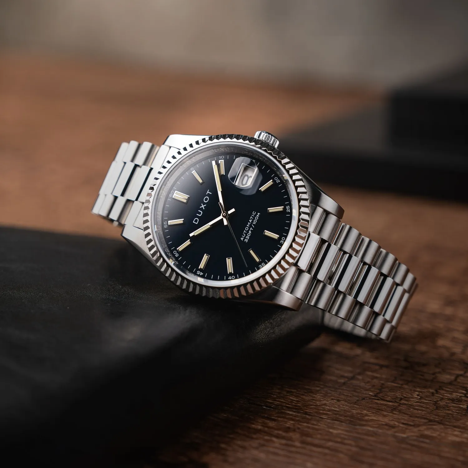 Duxot Marcel Automatic klokke Buccaneer Blue 40 mm automatisk