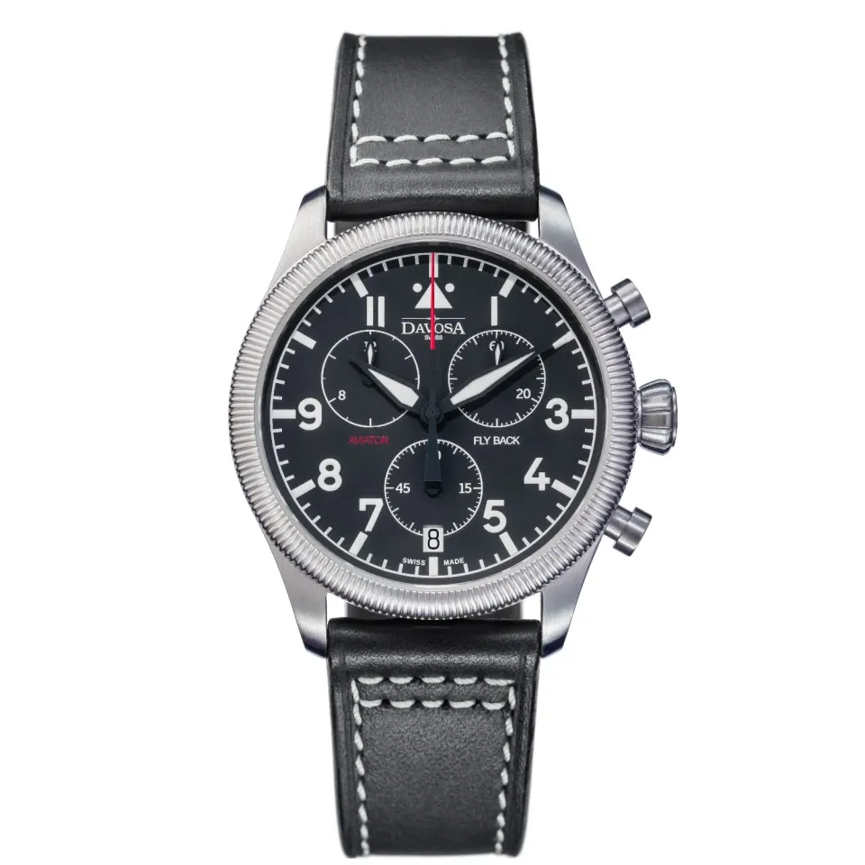 DAVOSA Aviator Fly Back Chronograph kronograf quartz