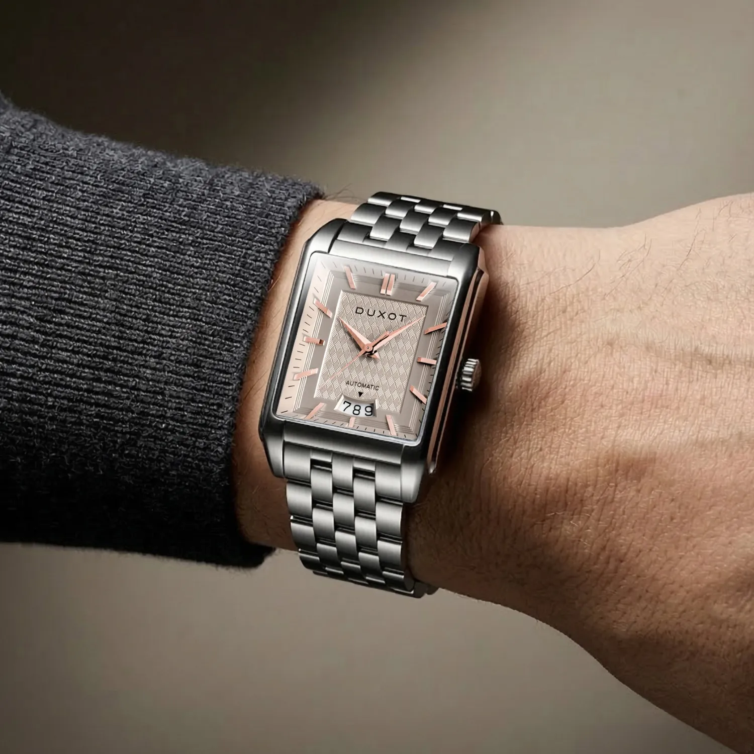 Duxot Livorno Pebble Aura klokke, 33 mm rektangulær