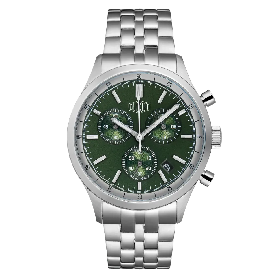 Duxot Audentis Matte Green Meca-Quartz kronograf grønn