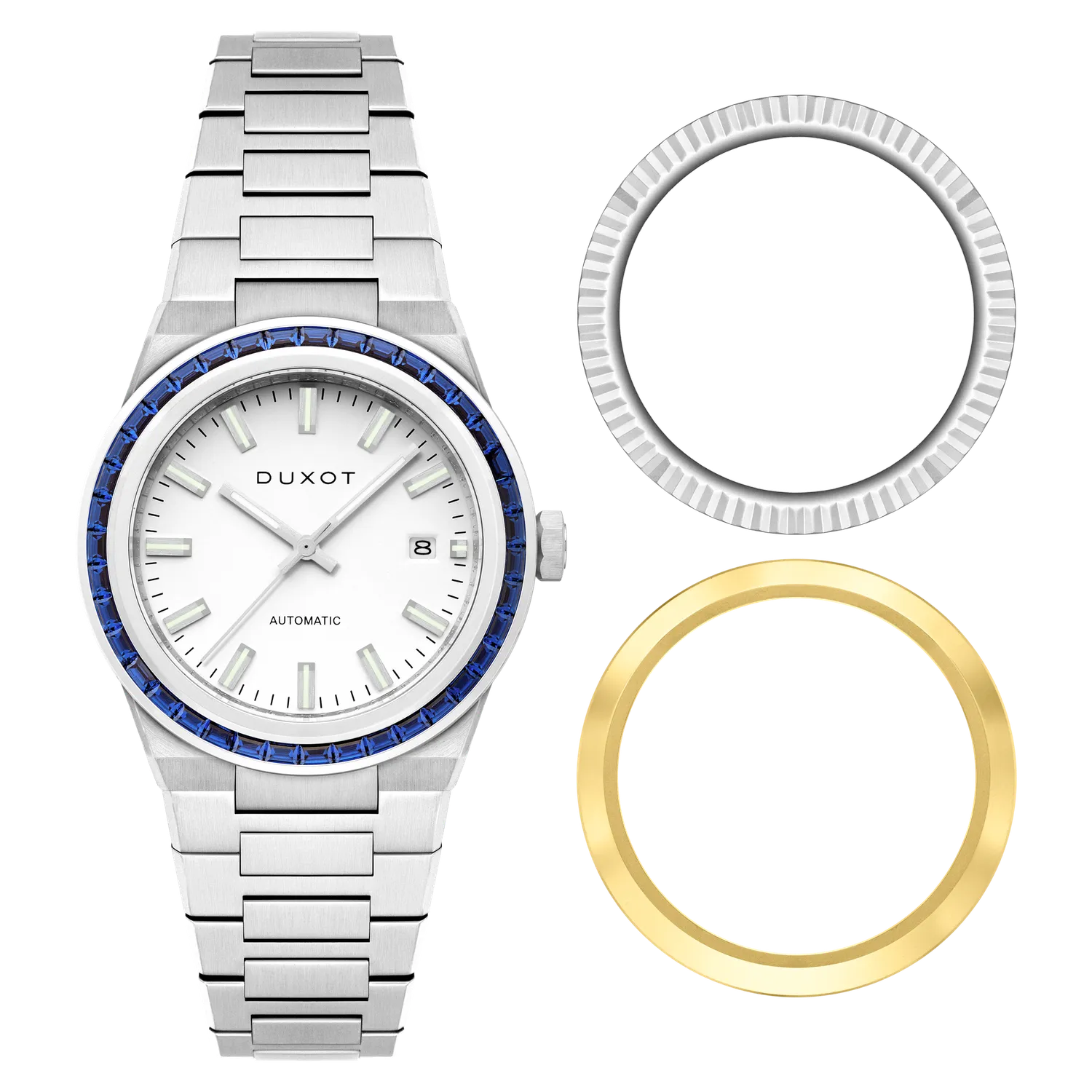Duxot Alicante Cloud Prism klokke med tre utskiftbare bezeler