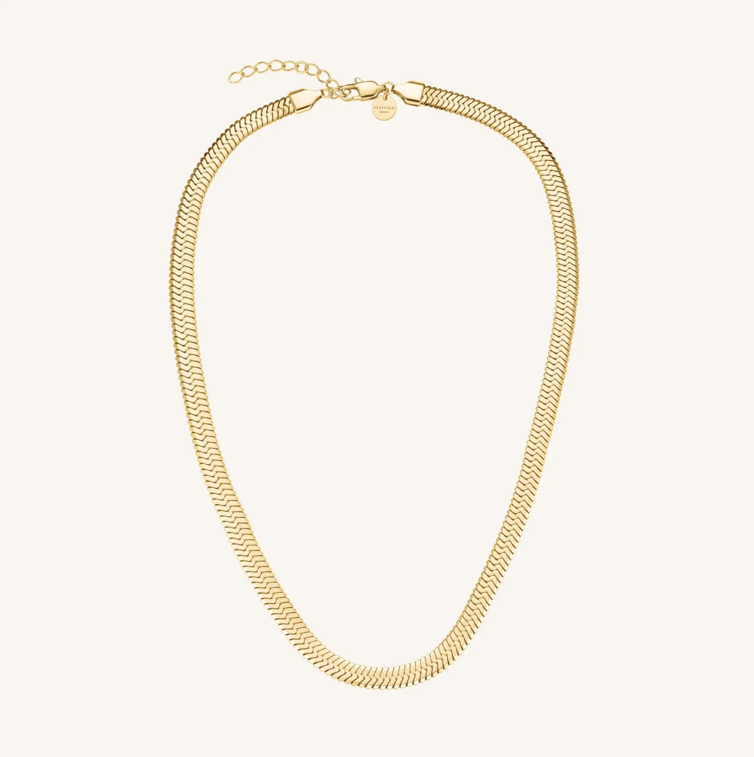 Rosefield Large Snake Necklace halskjede gull 6 mm