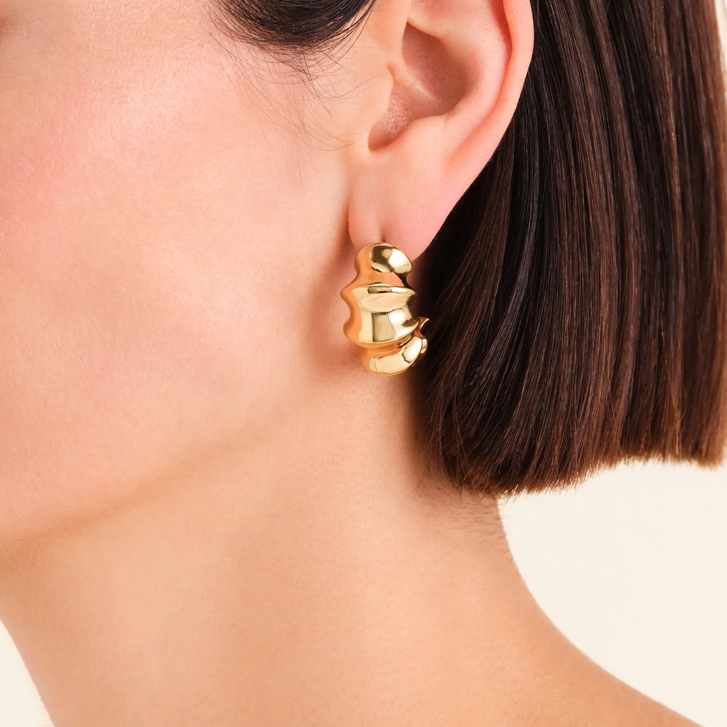 Rosefield Statement Earrings øredobber gull