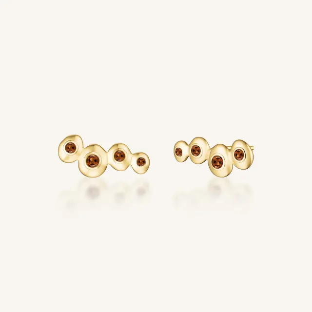 Rosefield Essentials Molten Studs ørestikker gull 1,8 cm