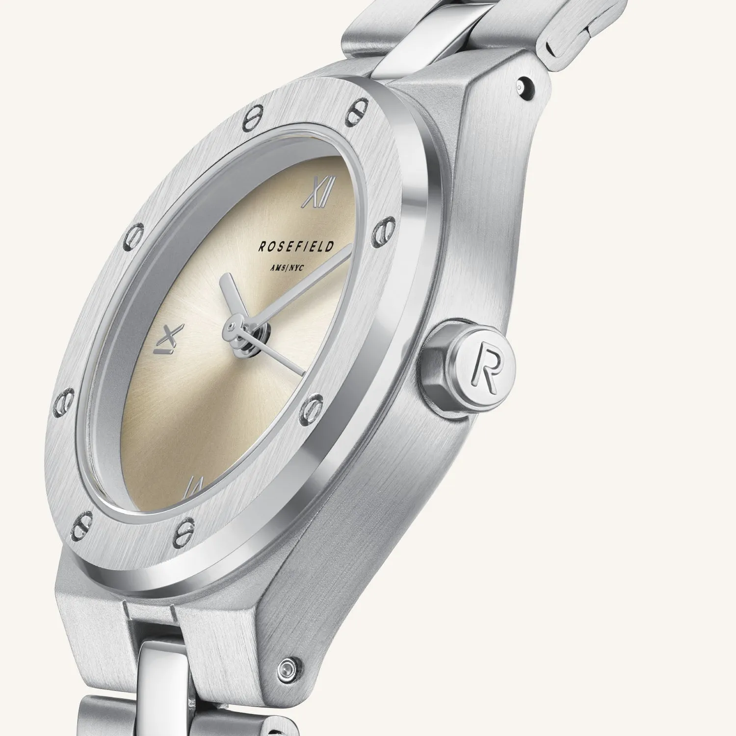 Rosefield Rose XS Silver klokke sølv 24 mm