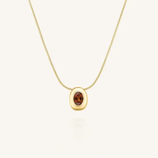 Rosefield Essentials Molten Necklace halskjede gull