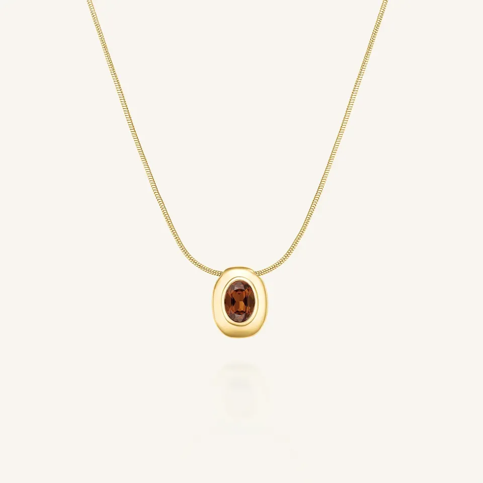 Rosefield Essentials Molten Necklace halskjede gull