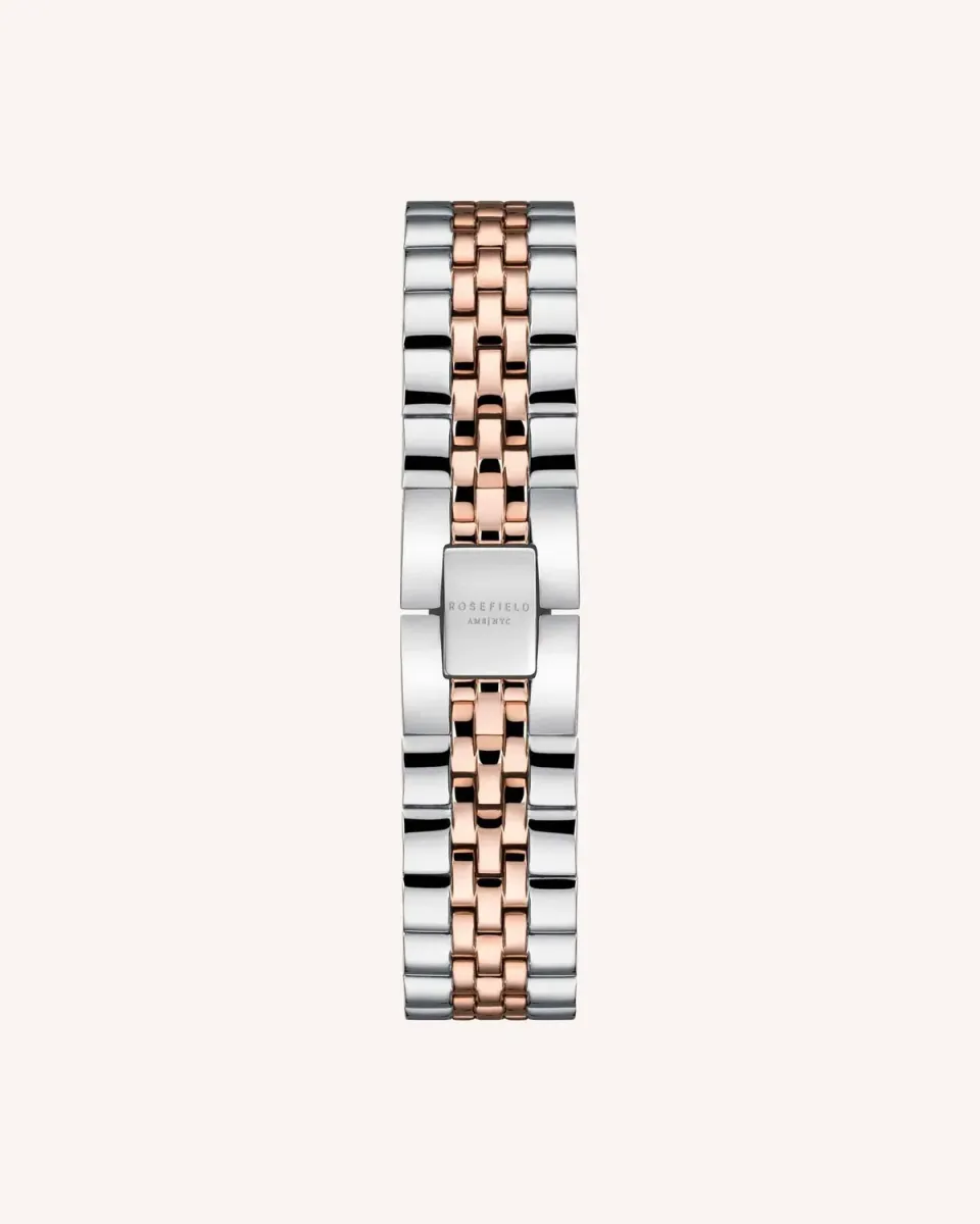 Rosefield Silver - rose gold Strap lenke 14 mm sølv roségull