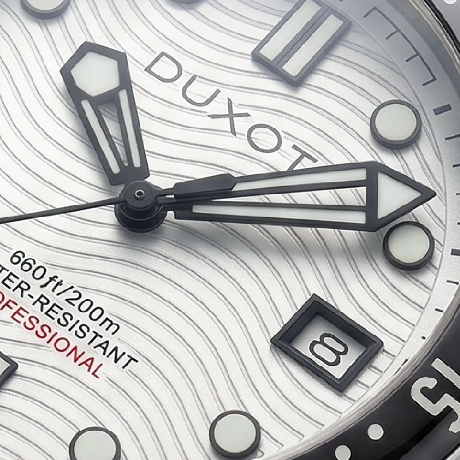 Duxot Henri Diver Automatic klokke Matt Silver automatisk