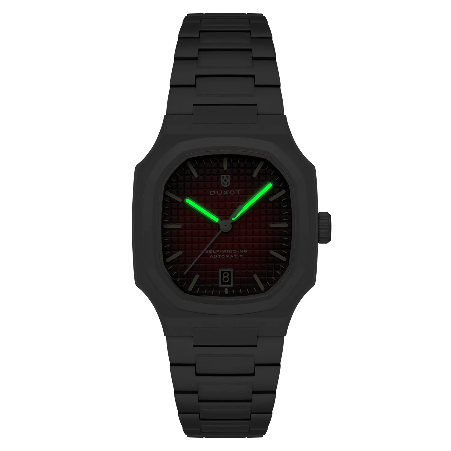 Duxot Colmar Burgundy automatisk klokke 38 mm